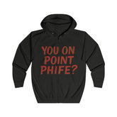 You On Point Phife? Stylish Black Hoodie for Hip-Hop Lovers